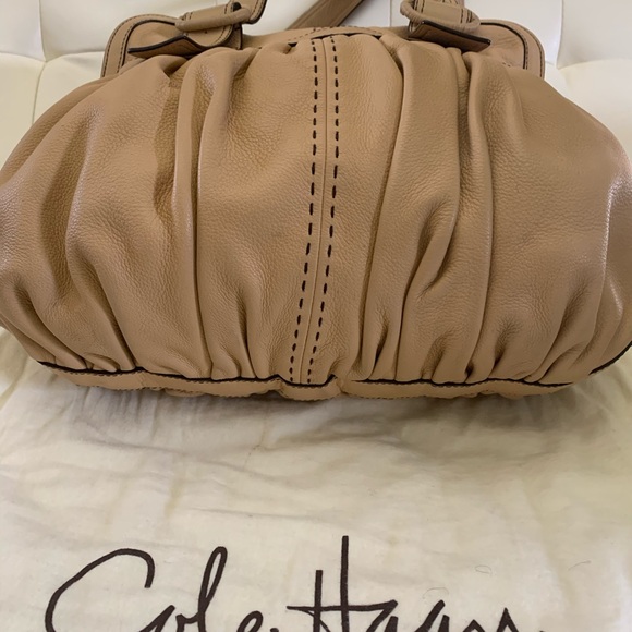 Cole Haan Village Soft Rouched Satchel - Picture 3 of 6